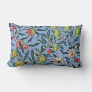 Vintage Fruit Pomegranate Ornament Illustration Lumbar Cushion