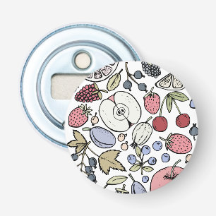 Vintage fruit themed, vintage bottle opener