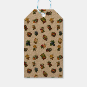Vintage Fruits & Flowers Gift Tags