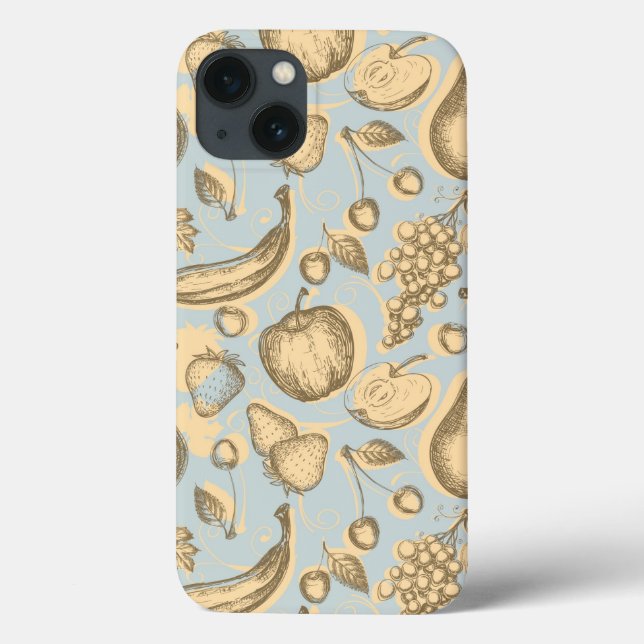 Vintage fruits pattern Case-Mate iPhone case (Back)