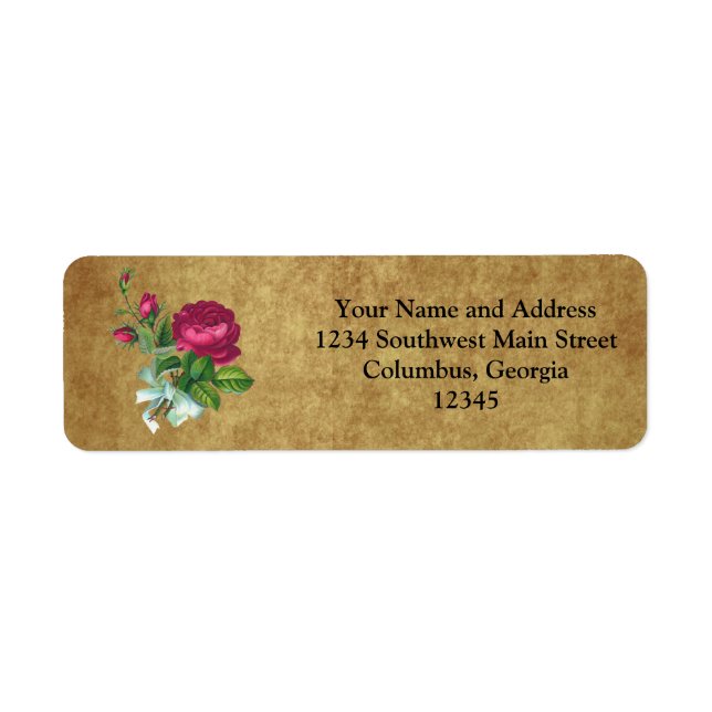 Vintage Fuchsia Rose (Front)