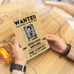 Vintage Fun Convict Reward Wanted Flyer<br><div class="desc">A Vintage Convict Reward Wanted Flyer,  inspired by a real turn of the century print. Fun for parties,  birthdays,  bachelor parties,  or any other fun gathering! The template is fully customisable.</div>