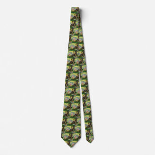 Vintage Fun Family Picnic Under a Shade Tree Tie