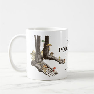 Vintage Fungal Skeleton Feet Best Podologist Ever Coffee Mug