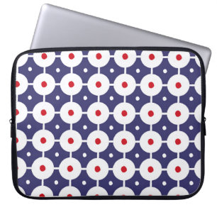 vintage funky retro seamless pattern. Seamless ret Laptop Sleeve
