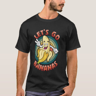 Vintage Funny Banana Meme Let Us Go Banana Peace T-Shirt