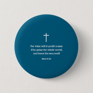 Vintage Funny Christian Motivational Bible Verse M 6 Cm Round Badge
