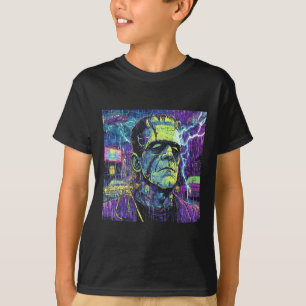 Vintage Funny Frankenstein Monster Lovers Spooky H T-Shirt