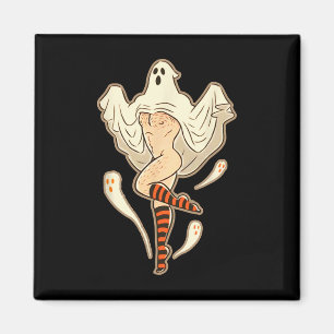 Vintage Funny Gay Halloween Magnet