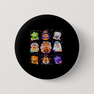 Vintage Funny Halloween Pumpkin Spooky Nuggets Chi 6 Cm Round Badge