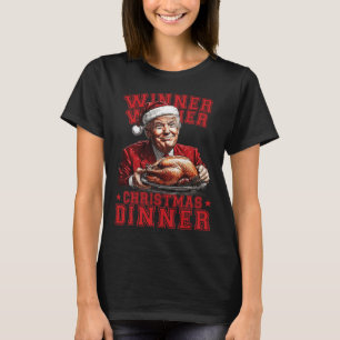 Vintage Funny Humourous Trump Winner Winner Christ T-Shirt