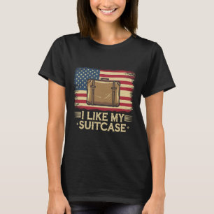 Vintage Funny I Like My Suitcase Trump Meme T-Shirt