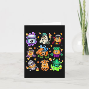 Vintage Funny Nuggets Meal Bucket Halloween Spooky Card