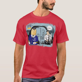 Vintage Funny Otto Pilot Otto the Inflatable Pilot T-Shirt