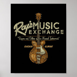 Vintage Funny Quote Ray's Clic Retro Music Lover G Poster