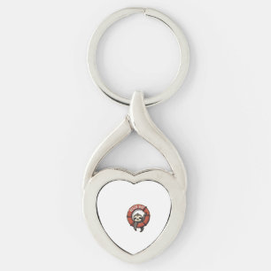 Vintage Funny Rescue Sloth Retro Humor Design 2 Key Ring