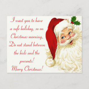 Vintage Funny Santa Claus Postcard