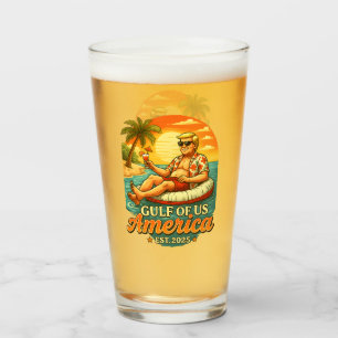 Vintage Funny Trump America's Gulf 2025 Glass