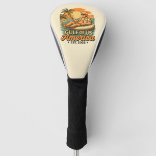 Vintage Funny Trump America's Gulf 2025 Golf Head Cover