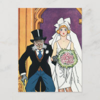 Vintage Funny Wedding, May December Romance