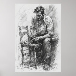 Vintage Furniture Repair  Poster