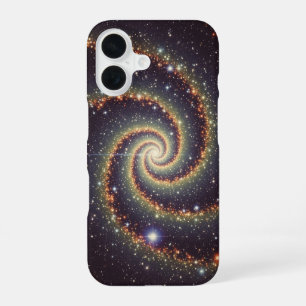 Vintage Galactic Spiral iPhone 16 Case
