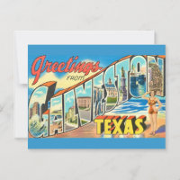 Vintage Galveston Greetings