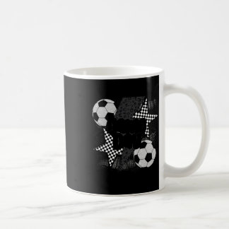 Vintage Game Day Soccer Lightning Bolt Funny Team Coffee Mug