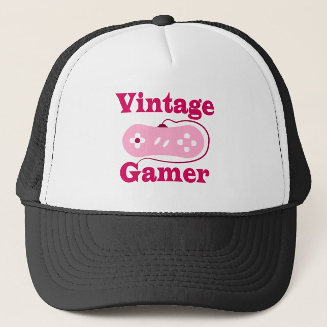 Vintage Gamer Trucker Hat (Front)