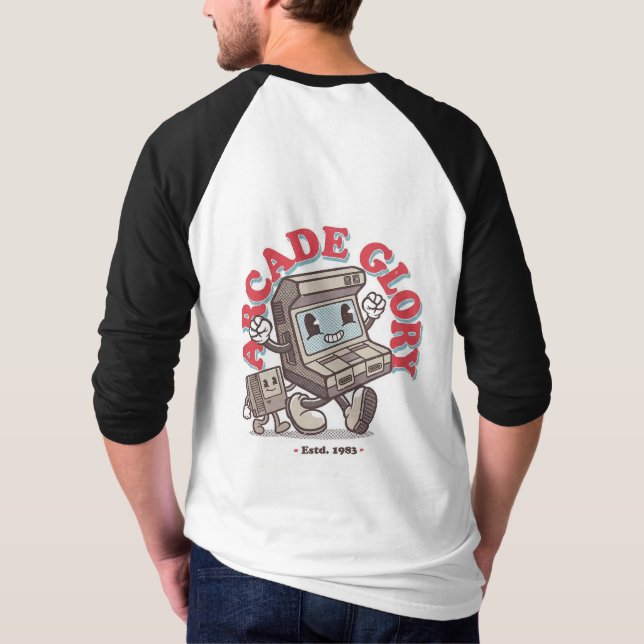 Vintage Gaming T-Shirt (Back)