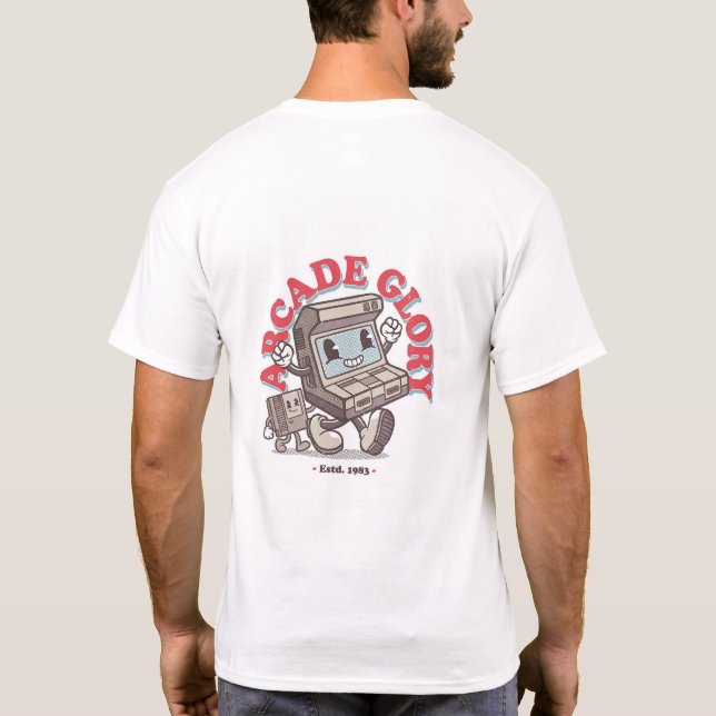 Vintage Gaming T-Shirt (Back)