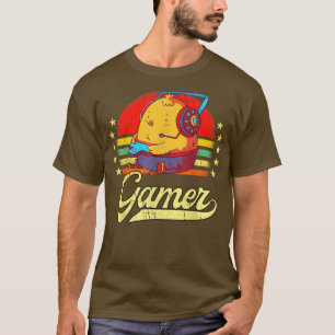 Vintage Gaming Video Game Players Teenage Boys Men T-Shirt