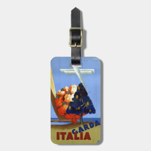 Vintage Garda Italy Travel Luggage Tag