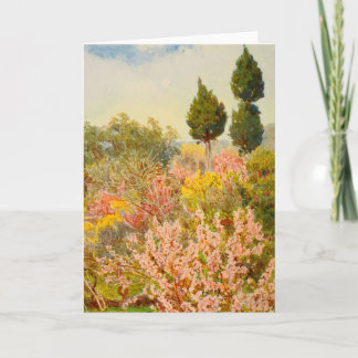 Vintage Garden Art - Elgood, George S. Holiday Card