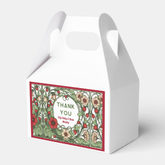 Vintage Garden Art Nouveau Wedding Favour Box