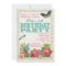 Vintage Garden Birthday Party Invitation