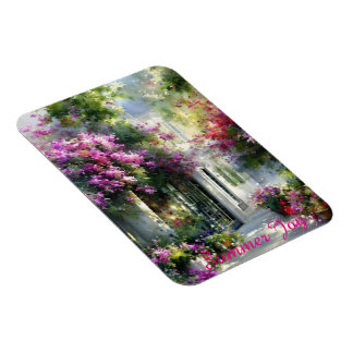 Vintage Garden Botanical Flexible Photo Magnet
