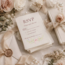 Vintage Garden Bow RSVP