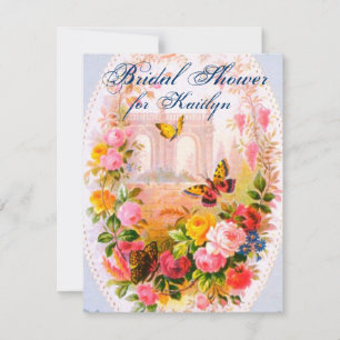 Vintage Garden Bridal Shower Invitation
