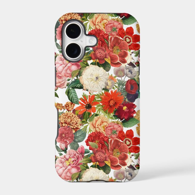 Vintage garden flowers pattern      (Back)