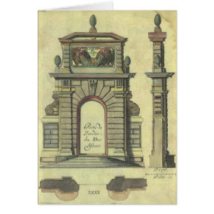 Vintage Garden Gate Arch, Renaissance Architecture