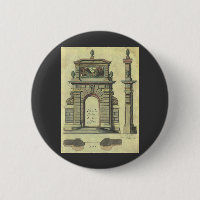 Vintage Garden Gate Arch, Renaissance Architecture