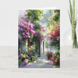 Vintage Garden Greeting Card – Summer Inspiration