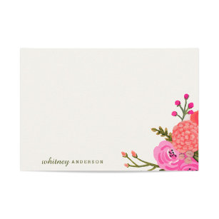 Vintage Garden Personalised Stationery Note Card