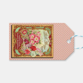 Vintage Garden Seed Greeting Card Design 1 Gift Tags
