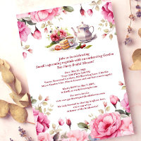 Vintage Garden Tea Party Bridal Shower
