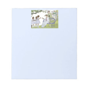 Vintage Garden Tea Party  Notepad