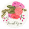 Vintage Garden Thank You Stickers