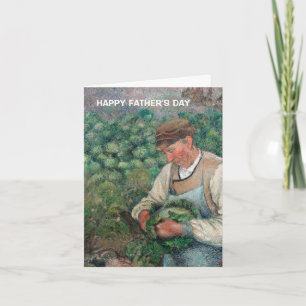 Vintage Gardener Camille Pissarro Father's Day Card