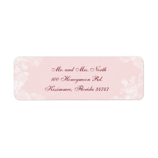 Vintage Gardenia Return Address Label